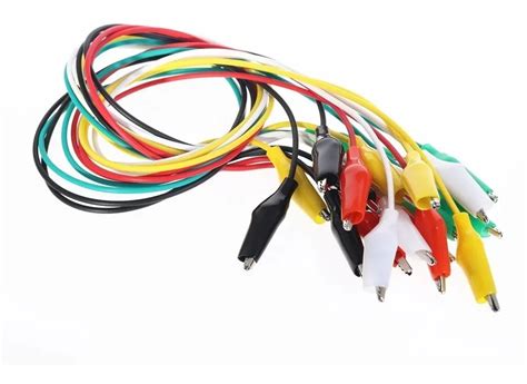 Juego De 10 Cables Caiman A Caiman De Colores Ja Bots