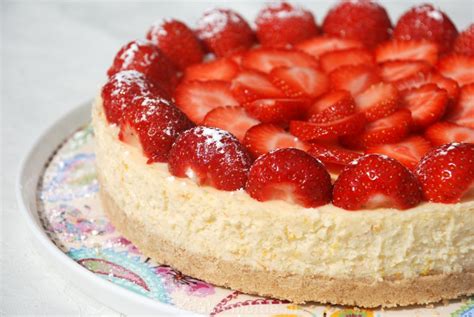 Cheesecake Met Aardbeien Aardbeientaart Recepten Recepten Zonder