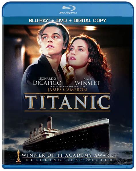 Titanic Official Blu Ray 2D DVD Cover Art HD Report