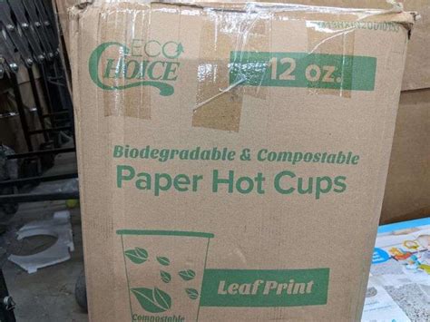 Eco Choice Biodegradable And Compostable Oz Paper Hot Cups