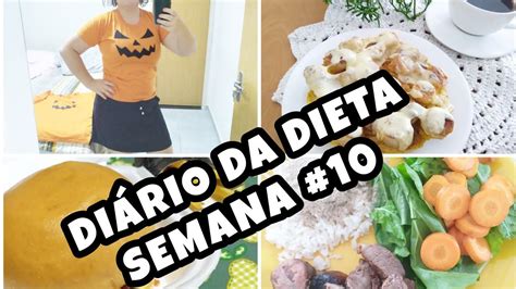 DIÁRIO DA DIETA 10 Perdi o controle Reeducação alimentar Mais