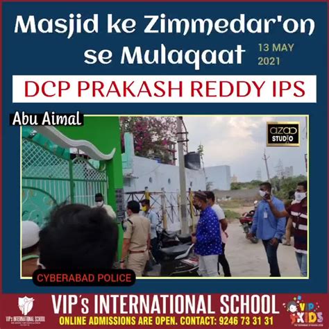 Dcp Prakash Reddy Ips By Azad Reporter Abu Aimal