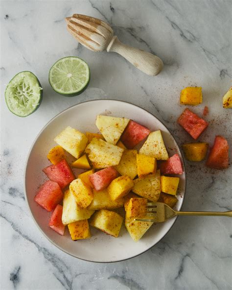 Spicy Watermelon Mango And Pineapple Fruit Salad 70 Make Ahead