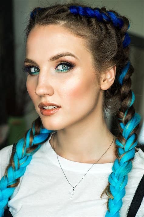 Two Braids With Kanekalon Hair Lovehairstyles Hair Hairstyles