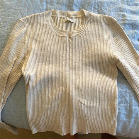 Nude Lucy Large Long Sleeve Cream Probs More A Depop