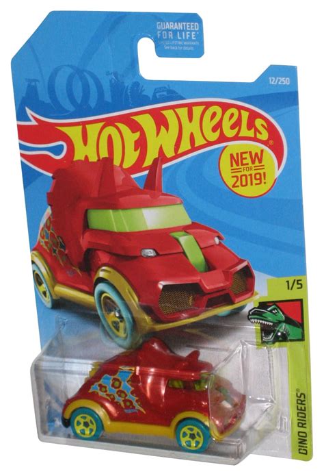 Hot Wheels Dino Riders Red Tricera Truck Toy Car Walmart