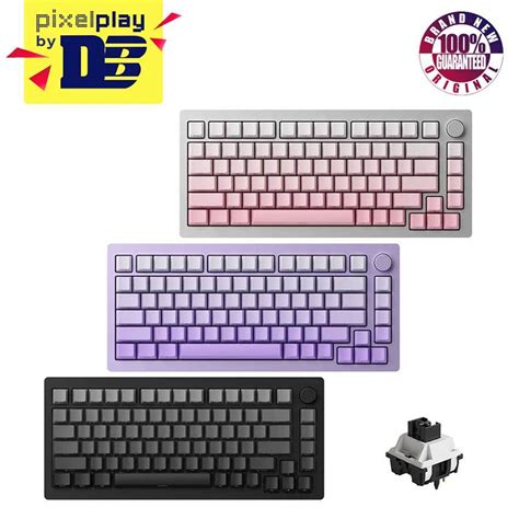 Monsgeek M W Multi Mode Rgb Hot Swappable Mechanical Keyboard Black Akko V Piano Pro Shopee