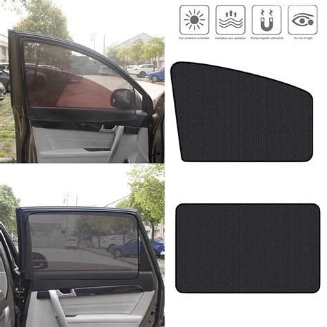 Magnetic Car Sun Shade Uv Protection Universal Car Curtain Durable