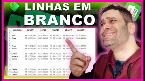 Revelado Como Excluir Linhas Em Branco No Excel Youtube