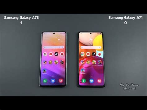 Samsung Galaxy A73 5G Vs Galaxy A71 SpeedTest And Camera Comparison