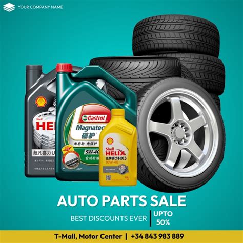 Auto Parts Template Postermywall