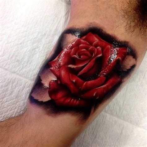 30+ Black And Red Rose Tattoo Designs | tattoo fpr girls