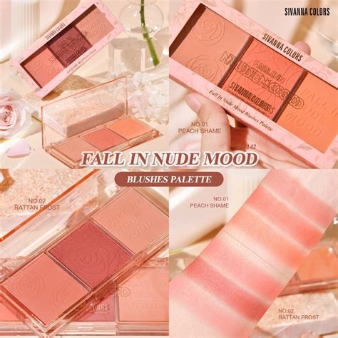 HF ซเวนนา คลเลอรส ฟอล อน นด มด บลชเชส พาเลทท SIVANNA COLORS ALL IN NUDE MOOD