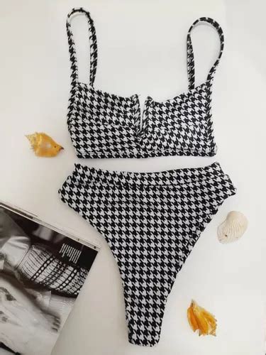 Biquini Aro V Calcinha Hot Pant Xadrez MercadoLivre