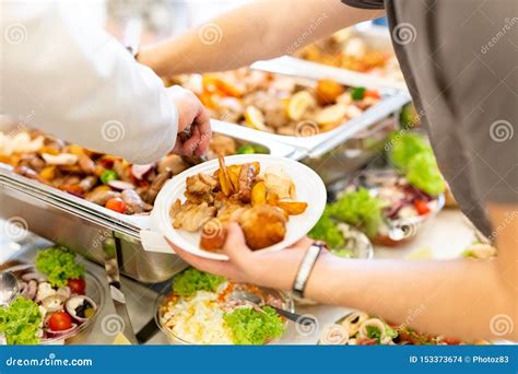 service buffet food concept stock photo image  finger