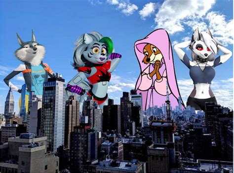 Crossover Giantesses By Foxtrotak On Deviantart