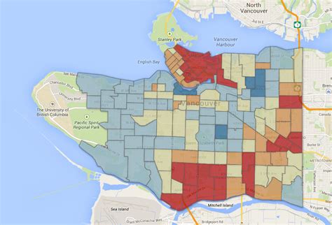 Which Vancouver Neighbourhoods Have The Highest Voter Turnout Map