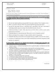 160522 BUS Final Exam June 2022 2 Pdf Business Law BUS Take