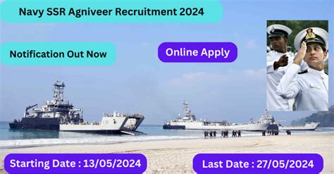 Navy Ssr Agniveer Recruitment Notification Out Apply Online