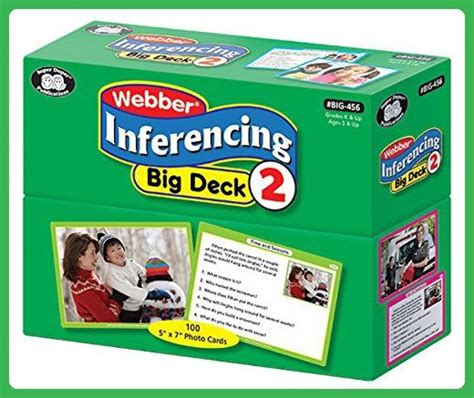 Inferencing Big Deck Set 2 Photo Flash Cards Super Duper Educational