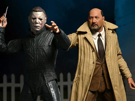 Neca Halloween 2 Ultimate Michael Myers And Dr Loomis 2 Pack 7 A