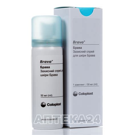 12020 Coloplast Brava захисний спрей для шкіри, 50 мл: інструкція, ціна ...