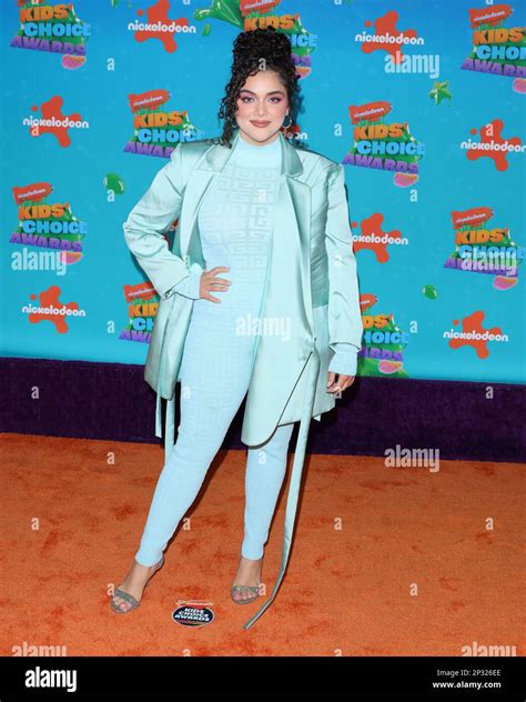 Kiara Pichardo arrives at The 2023 Nickelodeon Kids Choice Awards held ...
