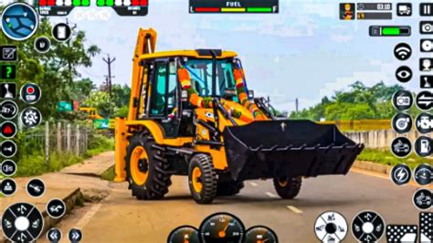 New Bulldozer Jcb Dx Backhoe Loader Driving Game Bus Simulator