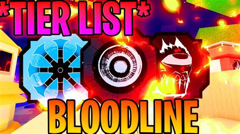 Tier List Das Melhores Bloodline Do Upadte Shindo Life Youtube