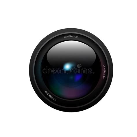 Объектив фотоаппарата иллюстрация вектора. иллюстрации насчитывающей ...