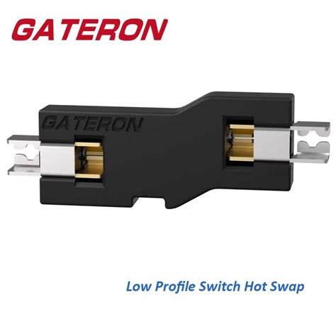 Gateron Low Profile Switch Hot Swap Black Customized Diy Smd Rgb Pcb Mount Mechanical