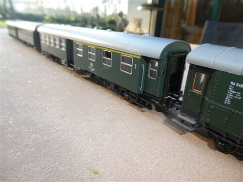 Roco H0 - 4202/4204/4252/44212 - Model train passenger carriage (4) - 4 ...