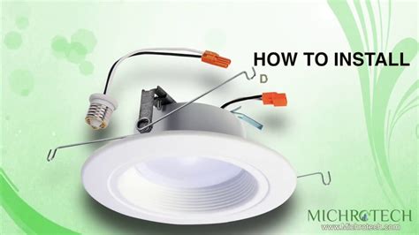 How To Install Led Downlights Youtube