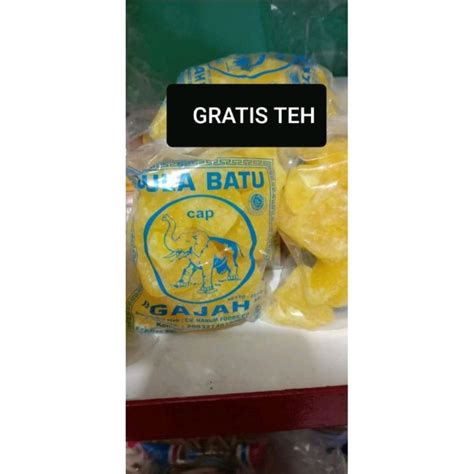 Jual Gula Batu Cap Gajah Khas Cirebon Shopee Indonesia