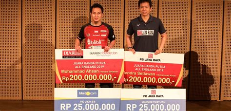 Juara All England Mohammad Ahsan Hendra Setiawan Fokus Kejar Poin