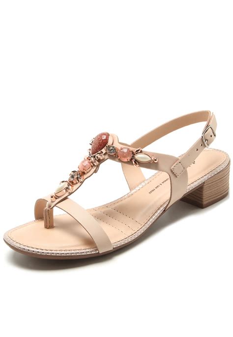 Sand Lia Dakota Pedraria Nude Compre Agora Dafiti Brasil