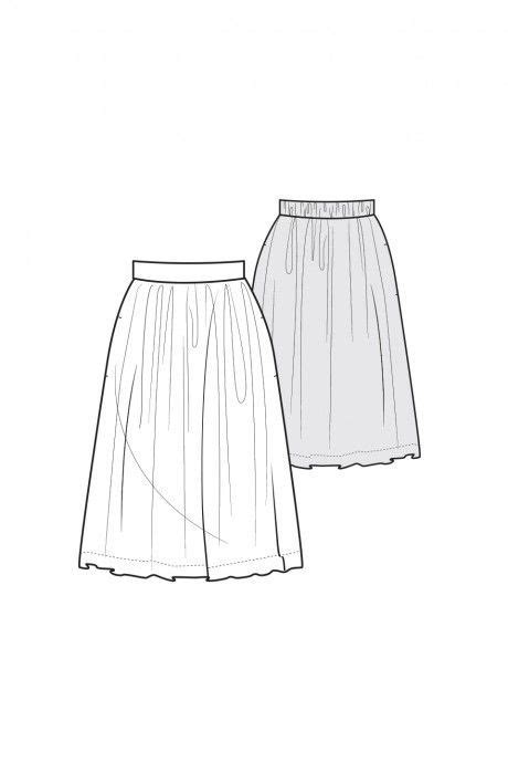 Easy Gathered Skirt Free Sewing Pattern From Pattern Runway Sewing