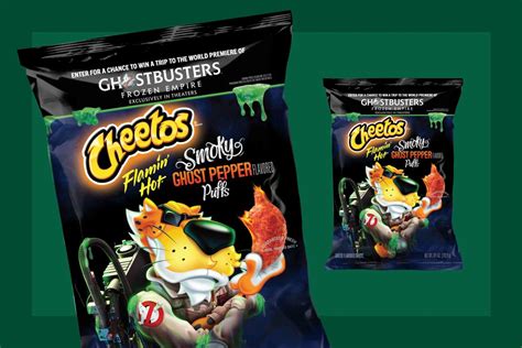 Cheetos Releases Flamin Hot Smoky Ghost Pepper Puffs For ‘ghostbusters