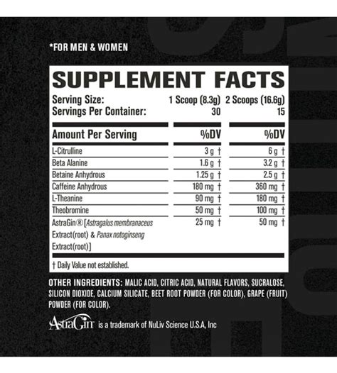 Jacked Factory - Nitrosurge Pre-Workout (30 Servings 252g)