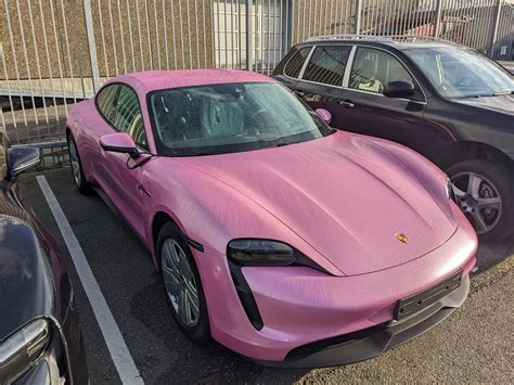 Pink Wrapped Taycan | TaycanForum -- Porsche Taycan Owners, News