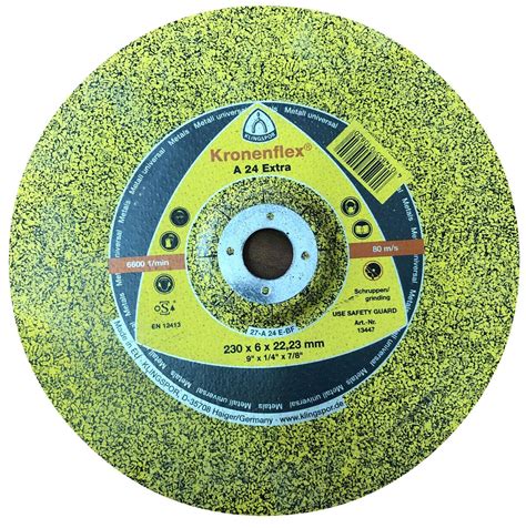 Зачистной круг (230х22,23x6) Klingspor A 24 Extra (13447) – низкие цены ...