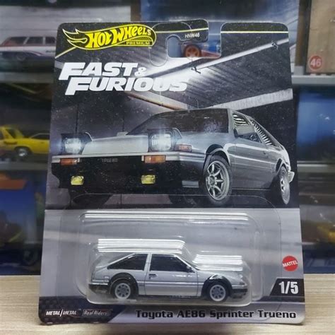 Hot Wheels Toyota Ae Sprinter Trueno Fast Furious Premium Shopee Malaysia