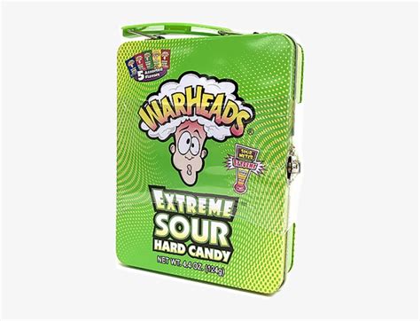 Warheads Mega Lunch Box Sour Warheads Candies In Tub 940x587 Png Download Pngkit