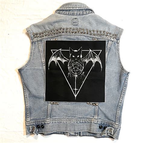Satanic Pussy Back Patch Lewis Mayhem
