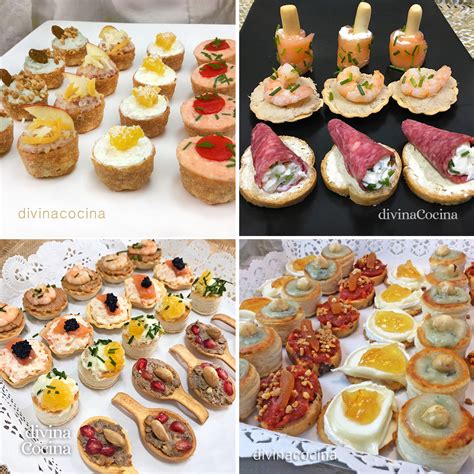 Recetas de canapés y tartaletas fáciles Divina Cocina