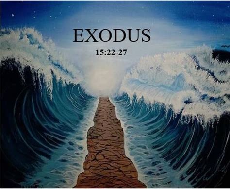 Bible Outlines Exodus No Water Bitter Water