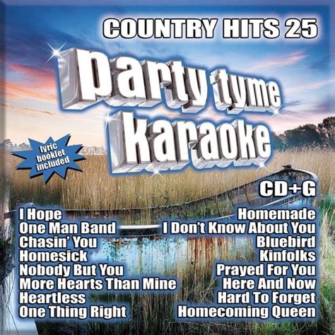 Party Tyme Karaoke Country Hits Various Artists Cd Album