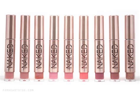 Review Swatches Urban Decay Naked Lipgloss From Head To Toe
