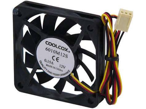 Вентилятор для видеокарты 60x60x10 3-pin Sleeve COOLCOX 6010M12S ...