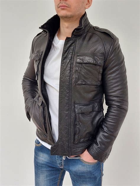 Мужская дубленка